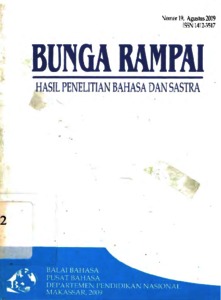 Bunga Rampai Hasil Penelitian Bahasa Dan Sastra Repositori Institusi